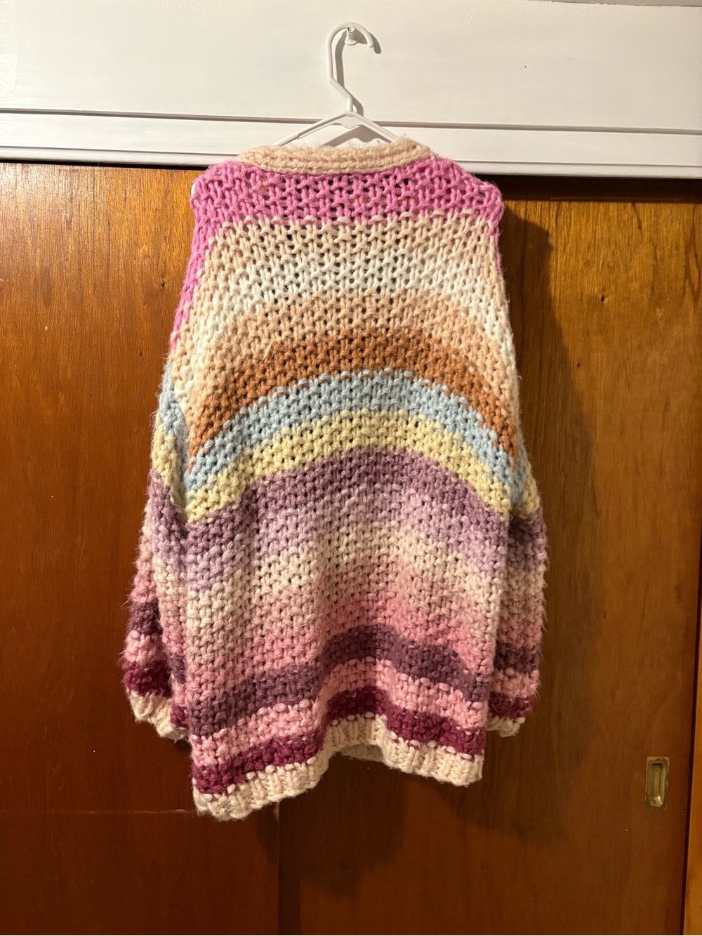 Mayflower Stripe Crochet Cardigan - Picture 3 of 7